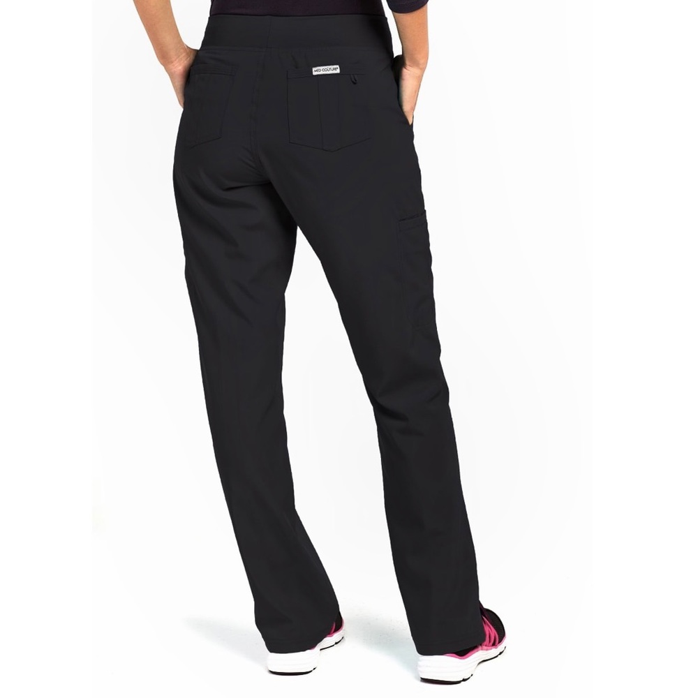 Black Med Couture Scrub Pant XS Tall